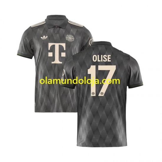 Camisola Bayern de Munique OLISE 17 Octoberfest Homem Equipamento Quarto 2024-2025 Manga Curta